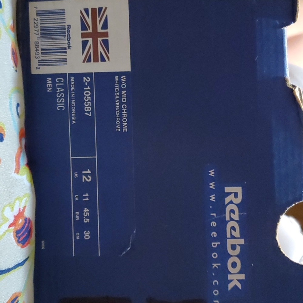 Reebok classic men size 12